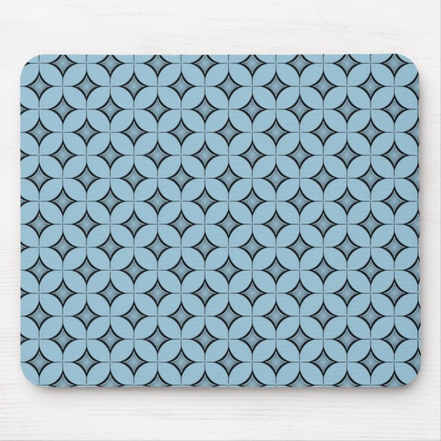 Alfombrilla De Ratón Uptown Retro Mousepad, Azul claro (Frente)