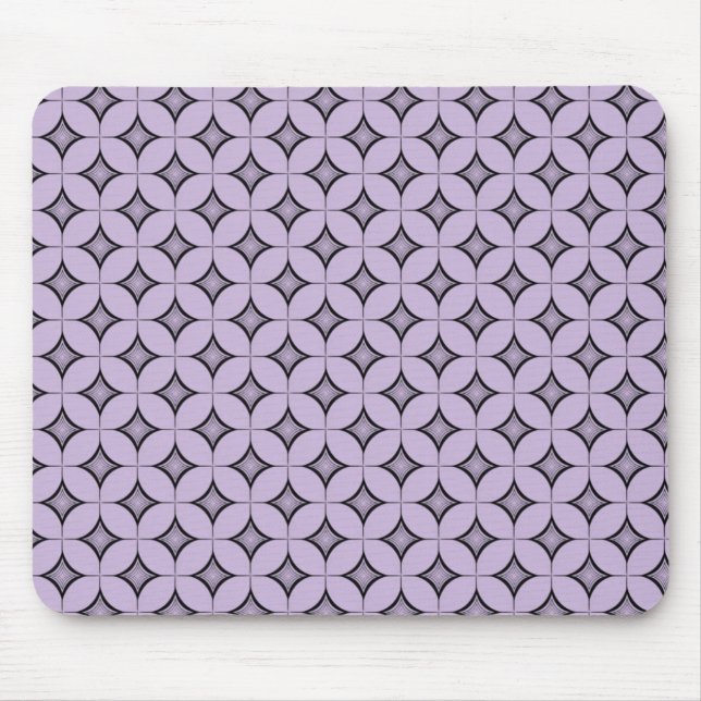 Alfombrilla De Ratón Uptown Retro Mousepad, Lavender (Frente)