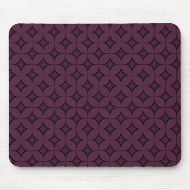Alfombrilla De Ratón Uptown Retro Mousepad, morado oscuro (Frente)
