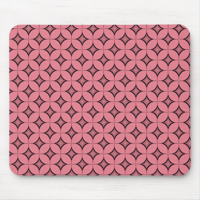 Alfombrilla De Ratón Uptown Retro Mousepad, sandía rosa (Frente)