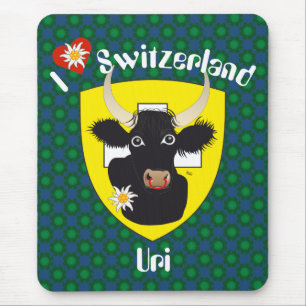 Alfombrilla De Ratón Uri Suiza Suisse Svizzera Svizra Mousepad