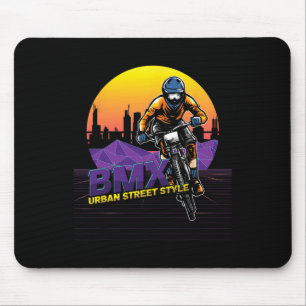 Alfombrilla De Ratón Urn estilo callejero BMX ciclista motociclista dep
