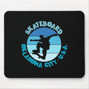 Alfombrilla De Ratón urna de patinador de Oklahoma City Oklahoma monopa