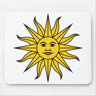 Alfombrilla De Ratón Uruguay Sol de Mayo