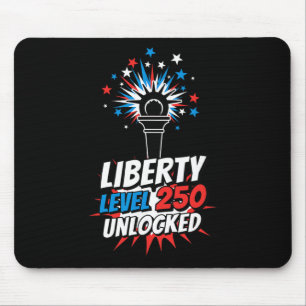 Alfombrilla De Ratón Usa 250 Aniversario 250 Años Libertad Nivel 250 