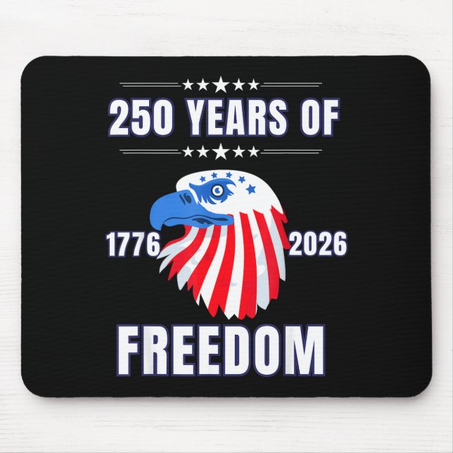 Alfombrilla De Ratón Usa 250 Anniversary Eagle 1776 To 2026 Patriotic A (Frente)