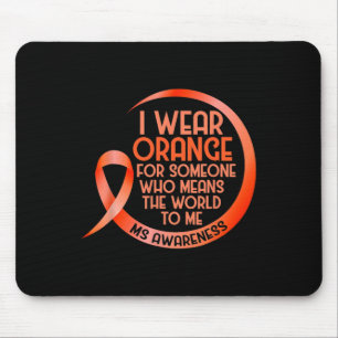 Alfombrilla De Ratón Usa Naranja Para Alguien Señora Esclerosis Múltipl