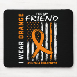 Alfombrilla De Ratón Usa Naranja Para Mi Amigo Leukemia Awareness Ameri