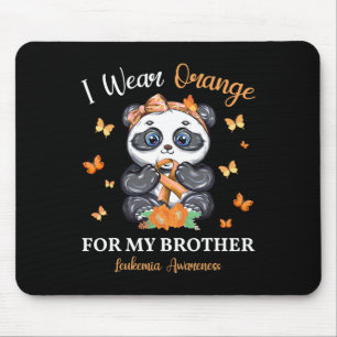 Alfombrilla De Ratón Usa Naranja Para Mi Hermano Leucemia