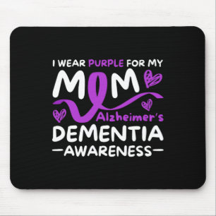 Alfombrilla De Ratón Usa Púrpura Para Mi Mamá Trastorno Cerebral