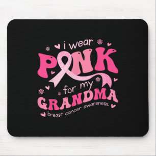 Alfombrilla De Ratón Usa Rosa Para Mi Abuela Mamá Apoyo Al Cáncer De Ma