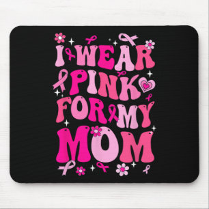 Alfombrilla De Ratón Usa Rosa Para Mi Mamá Cáncer De Mama Suppo