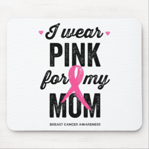 Alfombrilla De Ratón Usa Rosa Para Mi Mamá Concienciación Sobre El Cánc