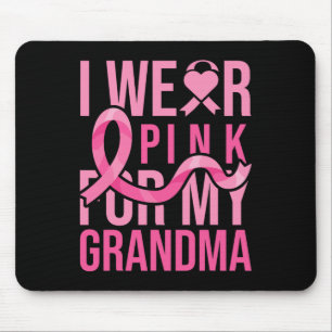 Alfombrilla De Ratón Usa Rosa Por Mi Abuela Conciencia del Cáncer de Ma