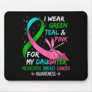 Alfombrilla De Ratón Usa Rosa Verde azulado Verde Para Mi Hija Metastat