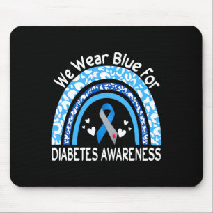 Alfombrilla De Ratón Usamos Azul Para Concienciar Sobre La Diabetes Leo