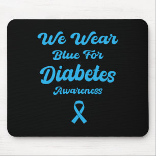 Alfombrilla De Ratón Usamos Azul Para Concienciar Sobre La Diabetes Mes
