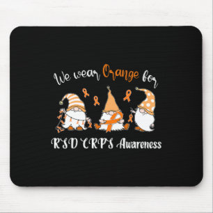 Alfombrilla De Ratón Usamos Con Naranja Para Concienciación De RSD CRPS