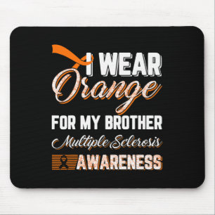 Alfombrilla De Ratón Usar Naranja Para Mi Hermano Esclerosis Múltiple