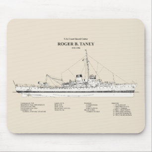 Alfombrilla De Ratón USCG Roger B. Taney whec-37 - SBD