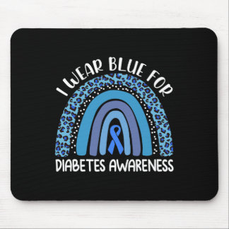 Alfombrilla De Ratón Uso Azul Para La Diabetes Apoyo A La Conciencia En