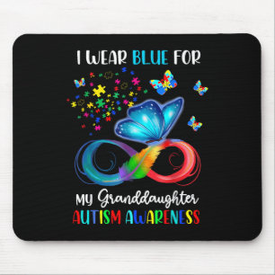 Alfombrilla De Ratón Uso Azul Para Mi Abuela Autismo Abuela Bu