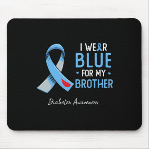Alfombrilla De Ratón Uso Azul Para Mi Hermano Monto De Conciencia Sobre
