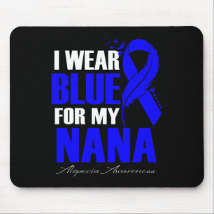 Alfombrilla De Ratón Uso Azul Para Mi Pluma De Alopecia Nana