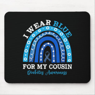 Alfombrilla De Ratón Uso Azul Para Mi Primo La Diabetes T1d Tipo 1