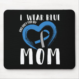 Alfombrilla De Ratón Uso Azul Y Gris Para Mi Mamá Diabetes Tipo 1