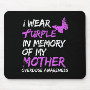 Alfombrilla De Ratón Uso Morado En Memoria De Mi Madre Sobredosis En Gu