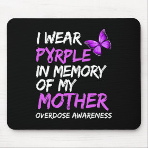 Alfombrilla De Ratón Uso Morado En Memoria De Mi Madre Sobredosis En Gu