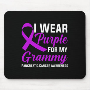 Alfombrilla De Ratón Uso Morado Para Mi Cáncer Pancreático Grammy