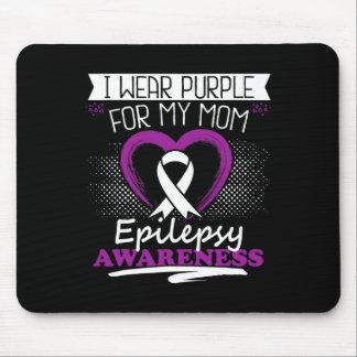 Alfombrilla De Ratón Uso morado para mi mamá Epilepsia regalo de concie