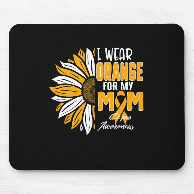 Alfombrilla De Ratón Uso Naranja Para Mi Cinta De Concienciación De CRP (Frente)