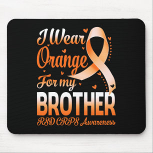 Alfombrilla De Ratón Uso Naranja Para Mi Hermano Rsd Crps Sensibilizaci