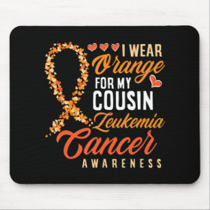 Alfombrilla De Ratón Uso Naranja Para Mi Primo Awaren Por Cáncer De Leu