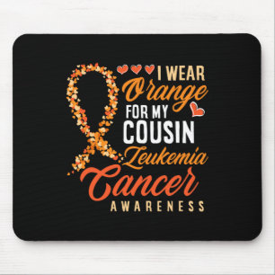Alfombrilla De Ratón Uso Naranja Para Mi Primo Awaren Por Cáncer De Leu