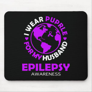 Alfombrilla De Ratón Uso PURPLE para mi conciencia de EPILEPSIA de mi M
