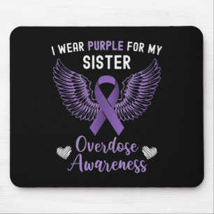 Alfombrilla De Ratón Uso Púrpura Para Concienciar A Mi Hermana Sobre La