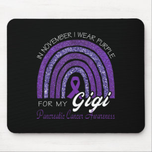 Alfombrilla De Ratón Uso Púrpura Para Mi Gigi - Cáncer Pancreático Awar
