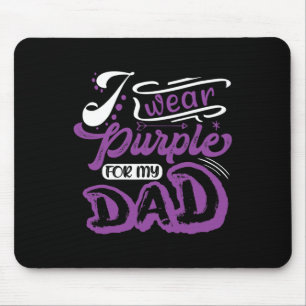 Alfombrilla De Ratón Uso Púrpura Para Mi Papá Awaren Por El Cáncer Panc