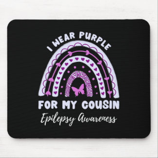 Alfombrilla De Ratón Uso Púrpura Para Mi Primo Epilepsy Awareness Rai