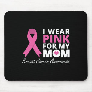 Alfombrilla De Ratón Uso Rosa Para Mi Mamá Cinta Familia Guerrera Del A
