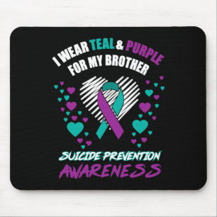 Alfombrilla De Ratón Uso TealandPurple Para Mi Hermano Suicidio Previst