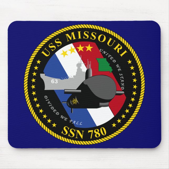 Alfombrilla De Ratón USS Missouri Mousepad (Frente)