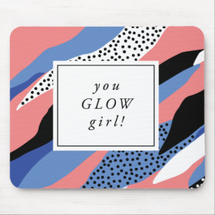 Alfombrilla De Ratón Usted brilla intensamente chica Mousepad