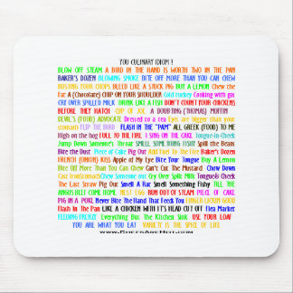 ALFOMBRILLA DE RATÓN USTED IDIOMA CULINARIO MOUSEPAD