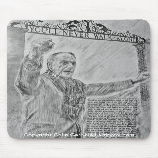 Alfombrilla De Ratón Usted nunca caminará Mousepad solo Colin Carr-Nall