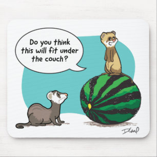 Alfombrilla De Ratón ¿Usted piensa esto cabrá debajo del sofá?